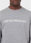Emporio Armani Logo Ronde Hals Sweatshirt Gray Heren - Thumbnail 2