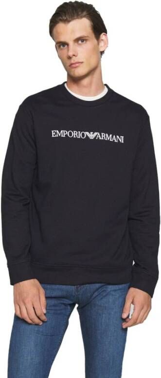 Emporio Armani Sweatshirts Blauw Heren