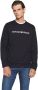 Emporio Armani Katoenen Sweatshirt met Logo Print Black Heren - Thumbnail 4