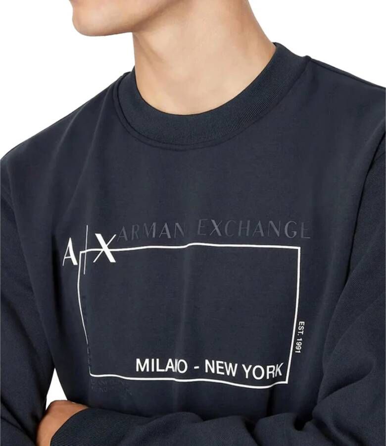 Emporio Armani Sweatshirts Blauw Heren