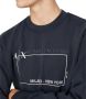Emporio Armani Blauwe Stijlvolle Ronde Hals Sweatshirt voor Heren Blue Heren - Thumbnail 3