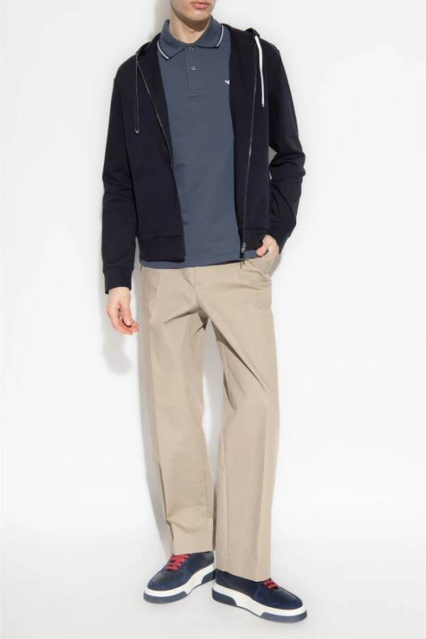 Emporio Armani Sweatshirts & Hoodies Blauw Heren