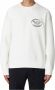 Emporio Armani Witte Sweater van Dubbel Jersey met Bicolor Adelaar Patch White Heren - Thumbnail 2