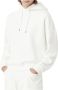 Emporio Armani Witte Double Jersey Hoodie met Micro Eagle All Over White Heren - Thumbnail 2