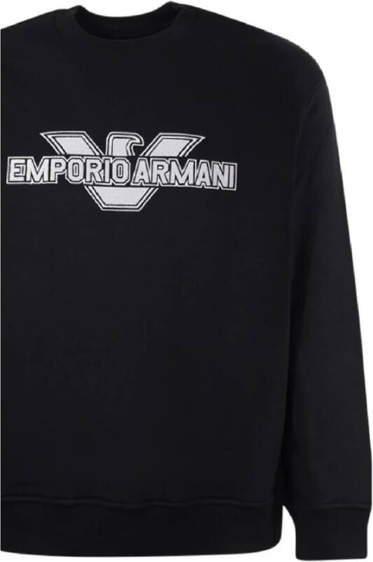 Emporio Armani Sweatshirt Hoodies Zwart Heren