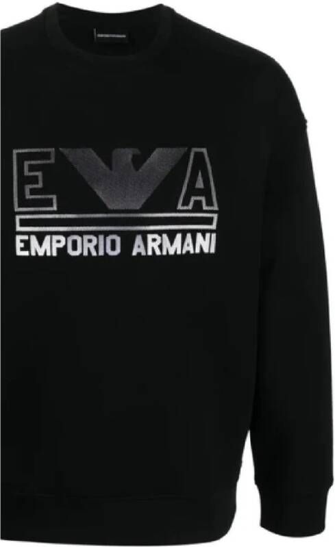 Emporio Armani Sweatshirt Hoodies Zwart Heren