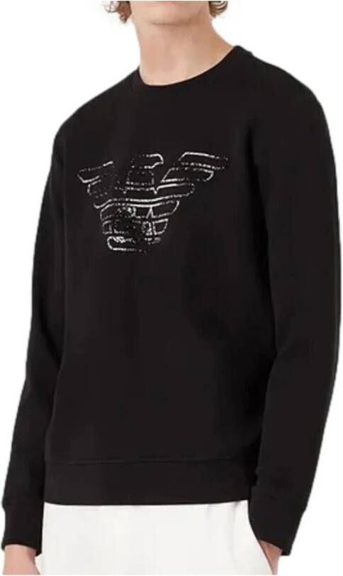Emporio Armani Sweatshirt Hoodies Zwart Heren