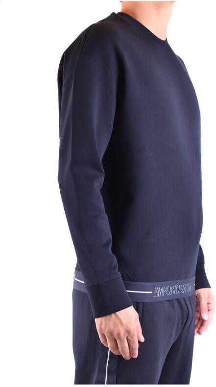 Emporio Armani Sweatshirt; Hoodies Blauw Heren