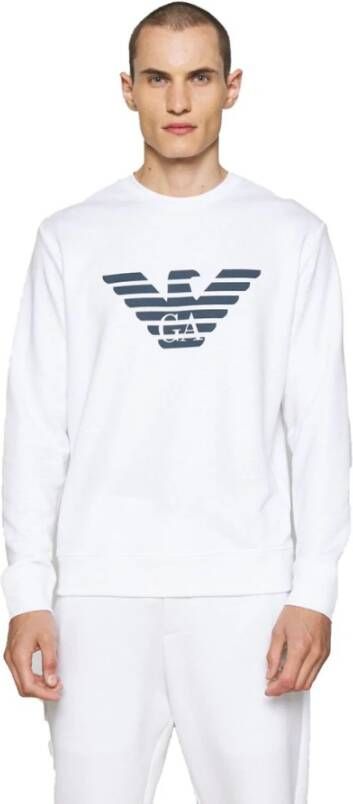 Emporio Armani Sweatshirts Wit Heren