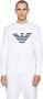 Emporio Armani Klassieke Crewneck Sweatshirt White Heren - Thumbnail 2