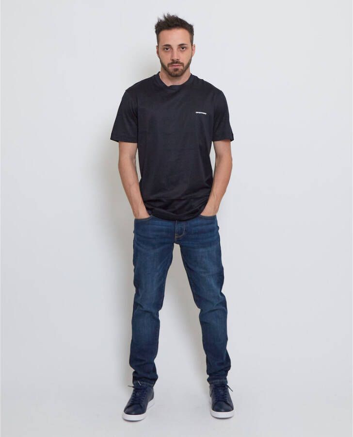 Emporio Armani T-Shirt Blauw Heren
