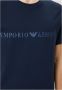 Emporio Armani T-shirt met labelprint model 'TERRY' - Thumbnail 4