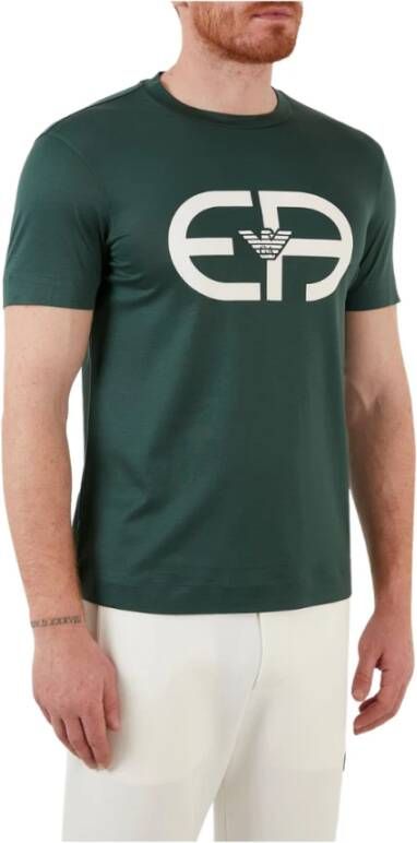Emporio Armani T-Shirts Groen Heren