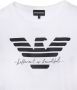 Emporio Armani Logo-print Katoenen T-shirt White Dames - Thumbnail 3