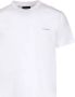 Emporio Armani Wit Logo T-shirt Katoenmix Man White Heren - Thumbnail 3