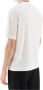 Emporio Armani Luxe Lyocell Blend T-Shirt voor Heren White Heren - Thumbnail 2