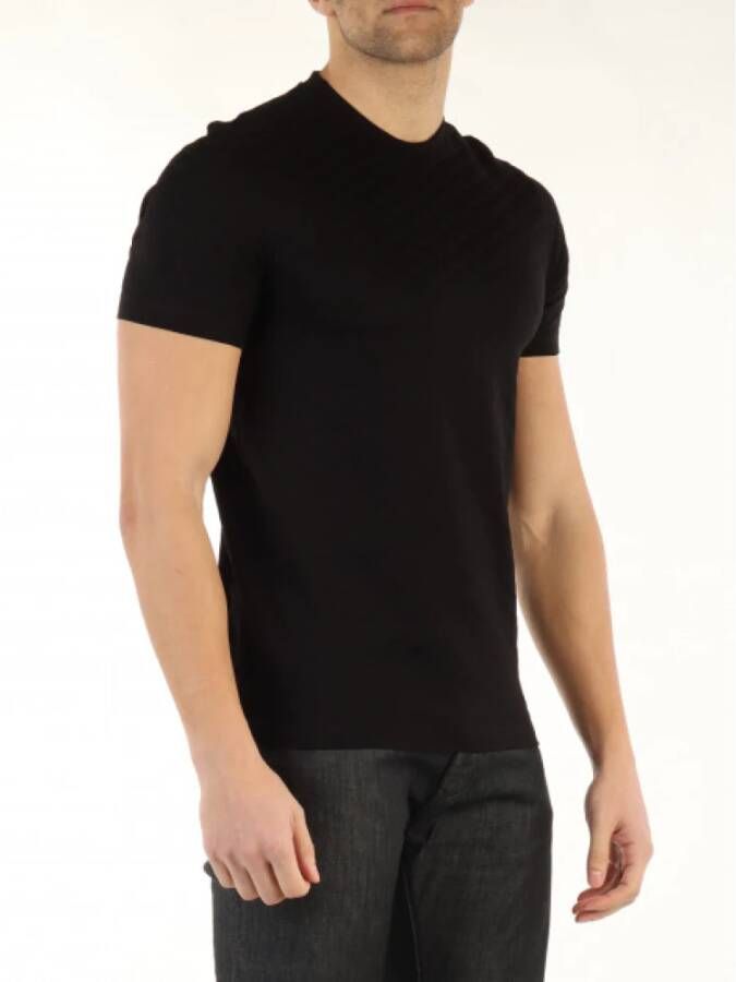 Emporio Armani T-Shirts Zwart Heren