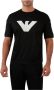 Emporio Armani Klassiek Katoenen T-Shirt Black Heren - Thumbnail 2