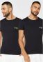 Emporio Armani T-shirt met labelprint in een set van 2 stuks - Thumbnail 3