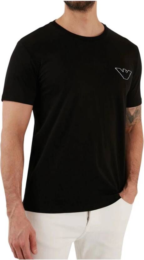 Emporio Armani T-Shirts Zwart Heren