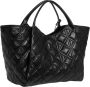 Emporio Armani Zwarte gewatteerde winkeltas met nappa-effect Black Dames - Thumbnail 5