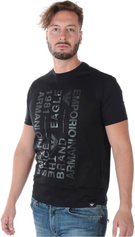 Emporio Armani Upgrade je casual garderobe met dit klassieke heren T-shirt Black Heren