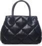 Emporio Armani Zwarte Gewatteerde Winkelmand met Adelaarslogo en Verstelbare Band Black Dames - Thumbnail 2