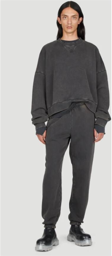 Entire Studios Gewassen Heavy Track Pants Black Heren