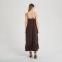 Erika Cavallini Maxi -jurken Bruin Dames - Thumbnail 2