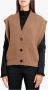 Erika Cavallini Sleeveless Knitwear Beige Dames - Thumbnail 2