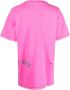 ERL Vervaagd Venice-Print T-Shirt in Fuchsia Roze Pink Heren - Thumbnail 3