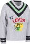 ERL Varsity Sweater voor stijlvolle mannen Gray Heren - Thumbnail 2