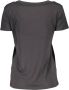 Ermanno Scervino Chic T-shirt met geborduurd logo en contrasterende accenten Black Dames - Thumbnail 2