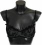 Ermanno Scervino zwart mesh balconcino bra nylon ondergoed Zwart Dames - Thumbnail 2