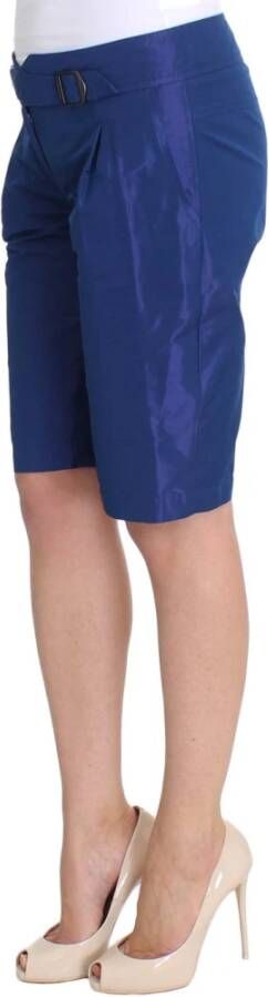 Ermanno Scervino Blauwe Bermuda Shorts boven de knieën Blauw Dames