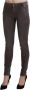 Ermanno Scervino Brown Low Waist Skinny Slim Trouser Cotton Jeans Bruin Dames - Thumbnail 2