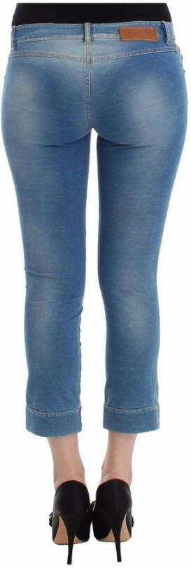 Ermanno Scervino Cropped jeans Blauw Dames