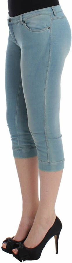 Ermanno Scervino Cropped Jeans Blauw Dames