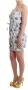 Ermanno Scervino Strandkleding Bloemen Beach Mini Dress Short Blauw Dames - Thumbnail 2