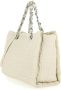 Ermanno Scervino Gewatteerde Logo Geborduurde Tas White Dames - Thumbnail 2