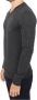 Ermanno Scervino Gray Wool Blend V-neck Pullover Sweater Grijs Heren - Thumbnail 2