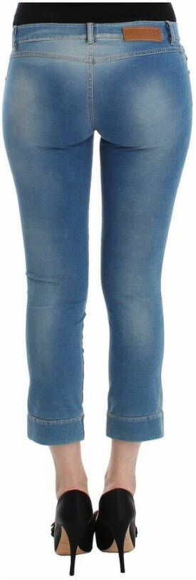 Ermanno Scervino Jeans bijgesneden Blauw Dames
