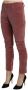 Ermanno Scervino Red Mid Taille Skinny katoenen broek Rood Dames - Thumbnail 2