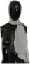 Ermanno Scervino Cotton Beige Blue Fantasy Print Scarf Grijs Dames - Thumbnail 2