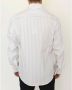 Ermanno Scervino wit zwart gestreepte regulier fit casual shirt Wit Heren - Thumbnail 3