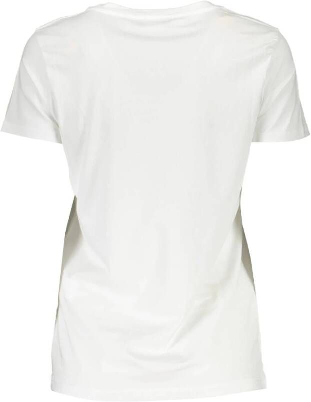 Ermanno Scervino White Cotton Tops T-Shirt Wit Dames