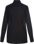 Ermanno Scervino Zwarte Crepe de Chine Blouse met Strass Detail Zwart Dames - Thumbnail 2
