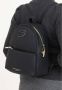 Ermanno Scervino Zwarte schoudertas met verstelbare bandjes en ritssluiting Black Dames - Thumbnail 1