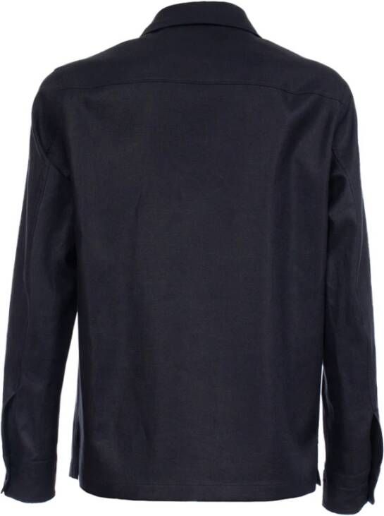 Ermenegildo Zegna Casual overhemd Blauw Heren