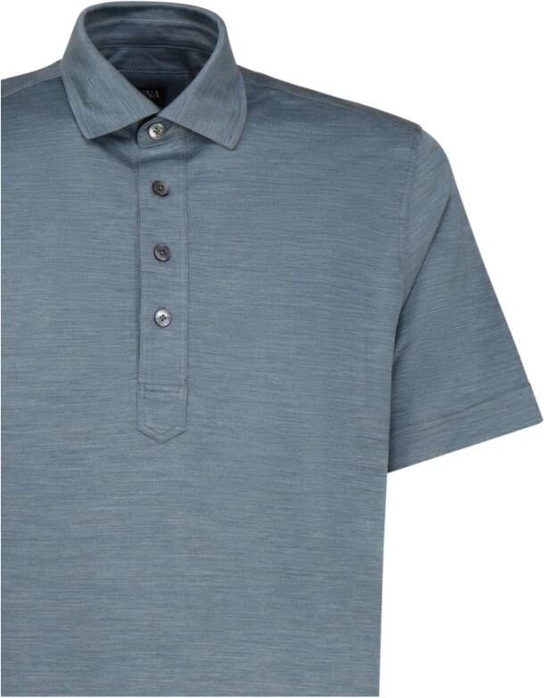 Ermenegildo Zegna Polo Shirt Blauw Heren